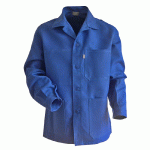 VESTE DE CUISINIER PLANTOIR FERMETURE À BOUTONS 200241 BLEU BUGATTI T1 - LMA LEBEURRE - 200241-T1