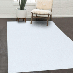 JADOREL - 60X110 - TAPIS SHAGGY SHAGGY SY BLANC 60X110 OEKO TEX® EN POLYPROPYLÈNE DOUX ET SOYEUX - BLANC