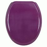 ABATTANT WC - MDF - CHARNIÈRES INOX - CLEO - VIOLET MSV