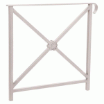 BARRIÈRE HÉRITAGE ROSACE 80 CM SIMPLE CROSSE - GRIS 7044 - PROCITY