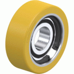 BLICKLE - GALET GUIDE Ø 50MM BANDAGE POLYURÉTHANE PU 100KG - FSTH 50X18/17-10K