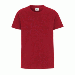 COTTOVER STRETCH COL ROND HOMME - CERTIFIÉ GOTS ROUGE - TAILLE XXL