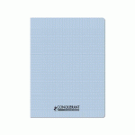 LOT DE 8 - CAHIER CONQUERANT POPLYPROPYLENE INDECHIRABLE ET LAVABLE PAPIER VELIN EXTRA 24X32 CM 96 PAGES SEYES