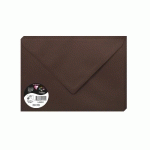 PAQUET DE 20 ENVELOPPES POLLEN 162X229MM 120G/M² - CACAO - LOT DE 3