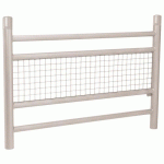 BARRIÈRE LINEA SPÉCIALE ECOLE 1.57 GRILLAGÉE GALVA GRIS 7044 - PROCITY