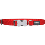 RED DINGO - COLLIER CHIEN RÉGLABLE BASIC ROUGE TAILLE : T1 - ROUGE