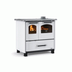 CUISINIÈRE À BOIS 7,5 KW - FAMILY.16 4,5 - BLANC LA NORDICA EXTRAFLAME