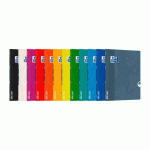 LOT DE 10 - CAHIER OXFORD OPENFLEX 24 X 32 CM PETITS CARREAUX 96 PAGES