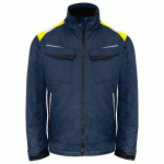 PROJOB 5428 PADDED SERVICE JACKET POLYCOTON JAUNE/MARINE - TAILLE XXXXL