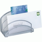 TRIEUR À COURRIER OFFICE, ARGENT, EN FIL MÉTALLIQUE - LOT DE 2