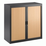 ARMOIRES À RIDEAUX DÉMONTABLES H 100 X L 100 CM HÊTRE