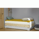 LIT EMPILABLE VAKA  BOIS NATUREL 90X190 CM/OPT:3 LITS