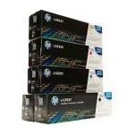 PACK DE 5 TONERS HP POUR COLORLASERJET CP 1215 / 1515 / 1518 (125A)