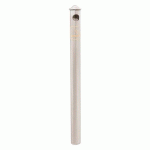 POTELET CENDRIER Ø 76 MM POMMEAU AGORA - ZINC GRIS 7044 - PROCITY