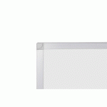 TABLEAU BLANC MÉLAMINÉ NON MAGNÉTIQUE CADRE ALUMINIUM 120 X 120 CM BI-OFFICE AYDA