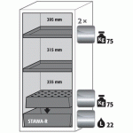 ARMOIRE SÉCURITÉ S-CLASSIC-90 S90.129.060.R GRIS CLAIR