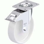 BLICKLE - ROULETTE PIVOTANTE À FREIN Ø 200MM BANDAGE POLYPROPYLÈNE PP 300KG - LE-PPN 200G-FI