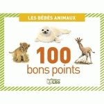 BON POINT ÉDITIONS LITO BÉBÉS ANIMAUX TEXTE PÉDAGOGIQUE AU VERSO 61X82MM BOÎTE 100 UNITÉS - LOT DE 2