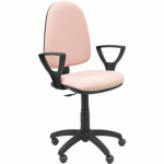 CHAISE AYNA BRAS FIXE ROUE PARQUET - ROSE - PIQUERAS Y CRESPO