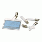 FELLOWES BOÎTE DE 100 CLIPS CHROMÉS RÉUTILISABLES