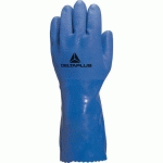 GANTS DE MANUTENTION PVC/COTON PÉTROLIER 8 - DELTA PLUS