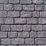 HARMONY BETON - KIT BÉTON IMPRIMÉ DESSIN PAVÉS IRRÉGULIERS - 50 M² - MARRON FONCÉ & GRIS MOYEN - HARMONY BÉTON - GRIS MOYEN