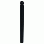 POTELET BOOPI TÊTE BOULE MÉTAL HTR 1 M Ø 102 MM - NOIR 9005 - BUTON DESIGN