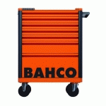 BAHCO - SERVANTE « STORAGE HUB » E72 66 CM AVEC 7 TIROIRS ORANGE - 1472K7