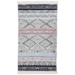 VIDAXL - TAPIS ROSE ET AQUA 120X180 CM COTON