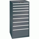 ARMOIRE NOIR 717X725X1450 AVEC 9 TIR. 75KG _ 78.311.060 - LISTA