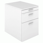 CAISSON MOBILE BOIS 3 TIROIRS DARWIN COULEUR BLANC