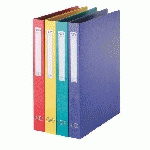 LOT DE 10 - CLASSEUR 2 ANNEAUX CARTONNÉ OXFORD A4 - DOS 3,5 CM COULEURS ASSORTIES