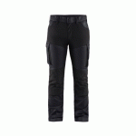 PANTALON DE TRAVAIL MAINTENANCE DENIM STRETCH 2D FEMME BLEU FONCÉ/NOIR D23 - BLAKLADER