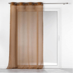 RIDEAU VOILE SABLE 140 X 240 CM COTTELE CAMEL