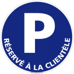 SIGNALETIQUE.BIZ FRANCE - PANNEAU DE SIGNALISATION ALU. PANNEAU INTERDICTION. PANNEAU PARKING, PANNEAU D'INFORMATION ALUMINIUM 2 MM - PARKING RESERVÉ