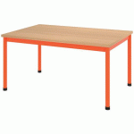 TABLE COMITE 180X80 T4 - 4P STR ABS HÊTRE SORANO/ORANGE 2004 - RODET