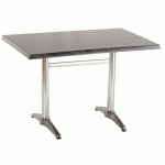 TABLE PEP'S GRIS CENDRÉ 70X70