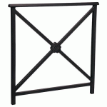 BARRIÈRE LISBONNE 1 M STRUCTURE ROSACE - ZINC NOIR 9005 - PROCITY