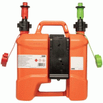 JERRYCAN POLYÉTHYLÈNE À DOUBLE COMPARTIMENTS 5L ET 3L + ÉTUI À OUTILS PRESSOL