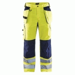 PANTALON ARTISAN AÉRÉ HAUTE VISIBILITÉ TAILLE 60C - BLAKLADER