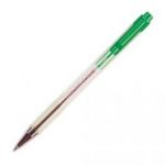 PILOT STYLO À BILLE RECHARGEABLE POINTE FINE RÉTRACTABLE ENCRE VERTE CORPS PLASTIQUE CRISTAL BPS-MATIC