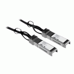 STARTECH.COM CÂBLE RÉSEAU PASSIF SFP+ 10 GBE À CONNEXION DIRECTE TWINAX EN CUIVRE DE 1 M COMPATIBLE CISCO SFP-H10GB-CU1M