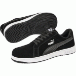 CHAUSSURE DE SÉCURITÉ ICONIC BLACK LOW S1PL NOIR - P.44 - PUMA