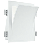 ANIMA APPLIQUE MURALE ENCASTRABLE 2 LUMIÈRES BLANC 31.5X25.5X17.5CM - FAN EUROPE