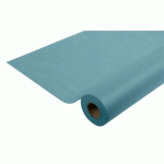 LOT DE 5 - NAPPE EN ROULEAU SPUNBOND, INDÉCHIRABLE ET ÉPONGEABLE -6X1,20M - BLEU PACIFIQUE