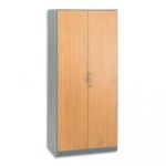 SIMMOB ARMOIRE HAUTE ALU/HÊTRE L180 CM GAMME ALU HETRE BUDGET