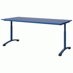 TABLE MALIBU 180X80 T3/T6 DL ST ABS BLEU U525/BLEU 5005 - MANUTAN EXPERT