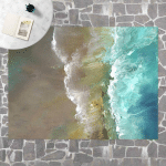 TAPIS EN VINYLE - AIR COAST - PAYSAGE 3:4 DIMENSION HXL: 75CM X 100CM