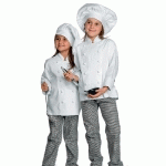 VESTE DE CUISINE BLANCHE ENFANT BABYCHEF 100% COTON