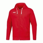 VESTE DE FOOT À CAPUCHON - JAKO - BASE ROUGE